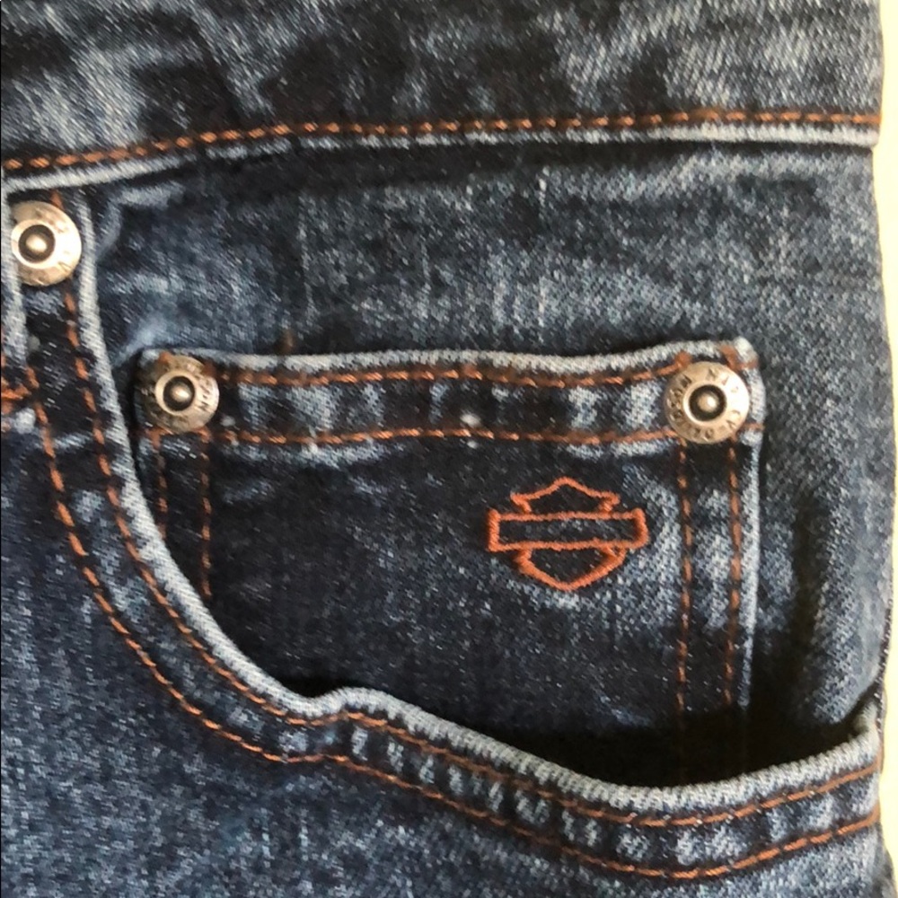 NWT Harley Davidson Blue Jeans Size 12. - Picture 2 of 7